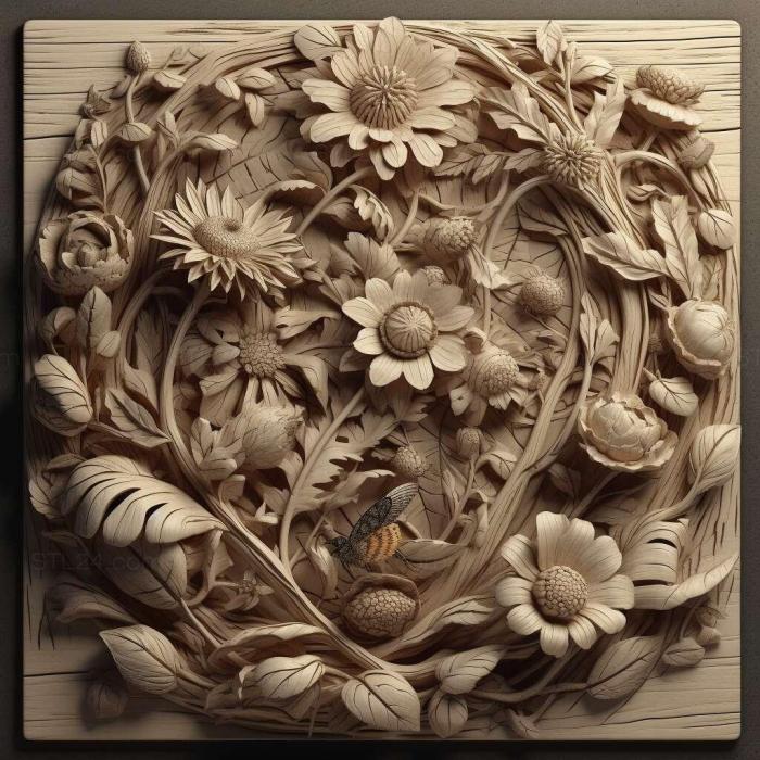 Patterns and decorations (stl Garicaphila 4, PATTERN_80) 3D models for cnc